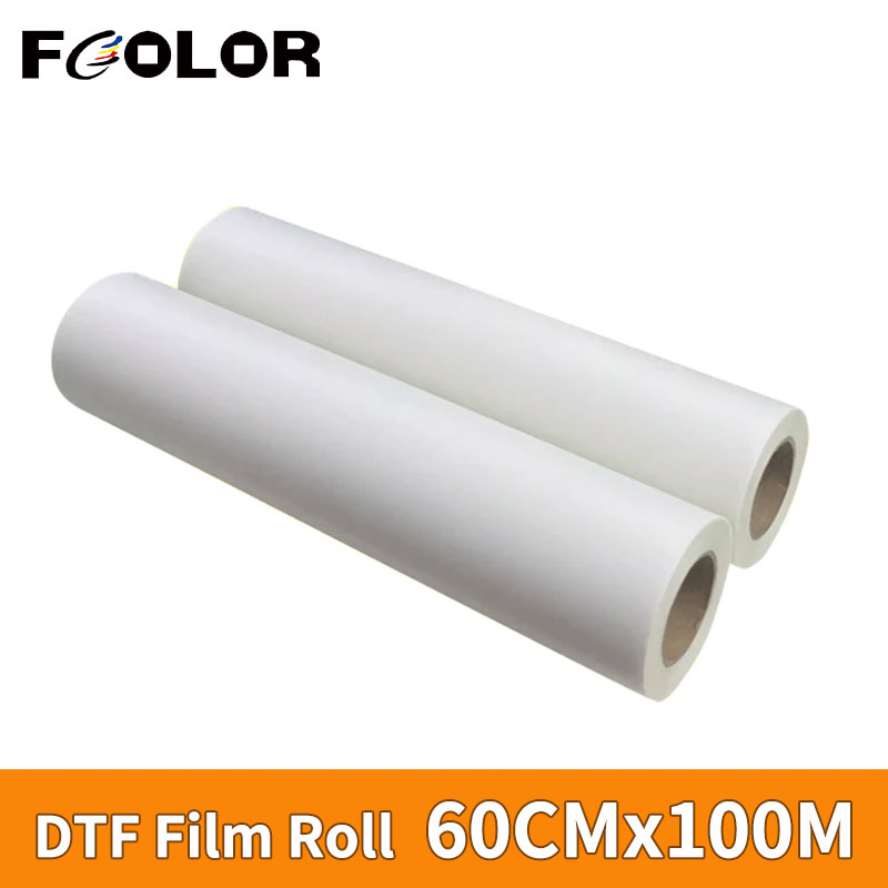 Dtf Hot Peel Film - Fcolor 60cm*100m Gulungan Film PET DTF