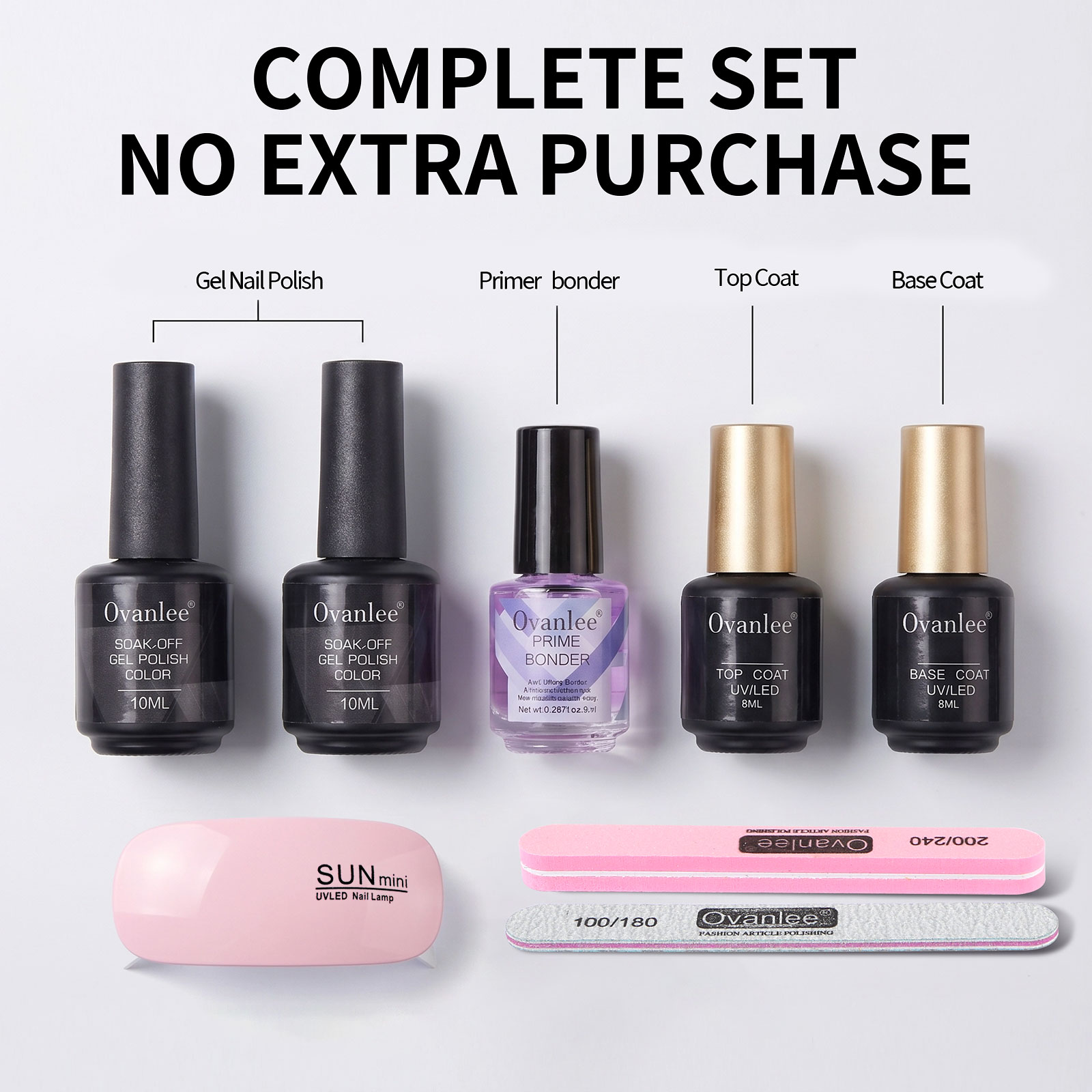 Exposure Unit Uv - Kit Cat Kuku Gel Dengan Lampu