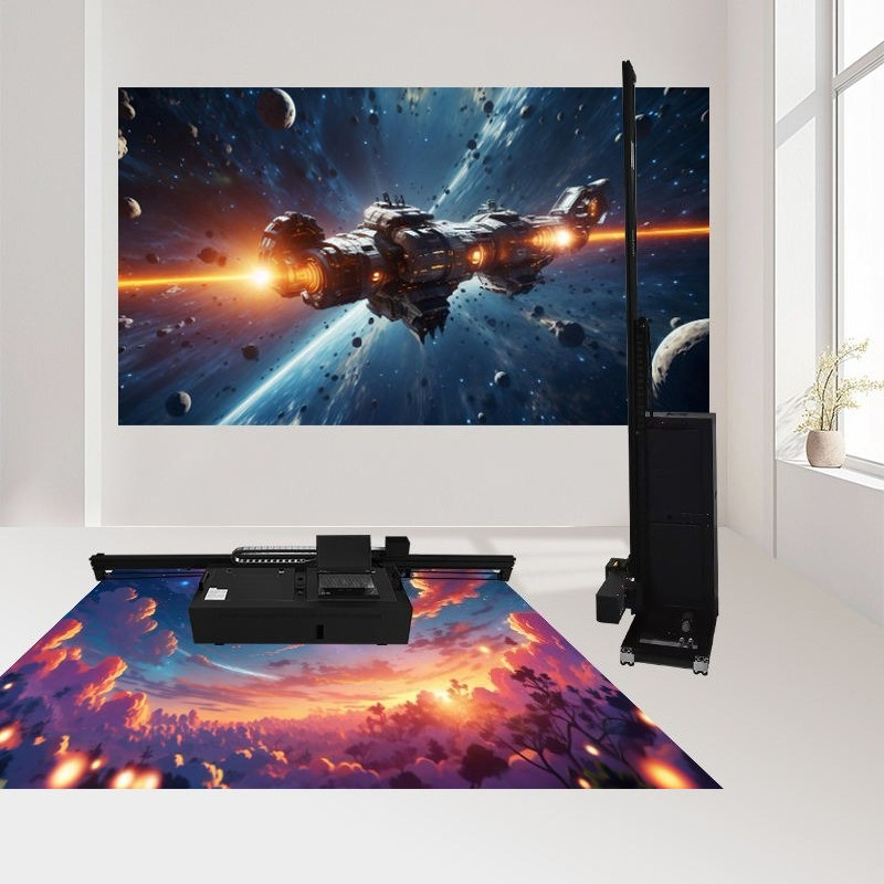 Commercial Wall Printing Machine - Mesin Cetak Dinding UV Serbaguna, Printer