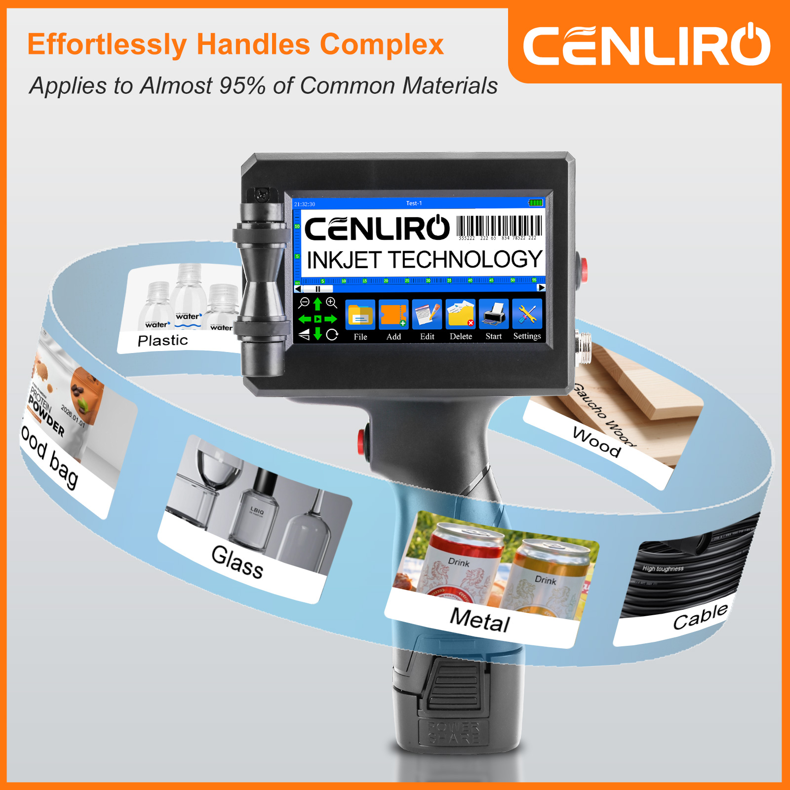CENLIRO 12.7/25.4mm Printer In - Commercial Book Printing Machines ulasan dan harga