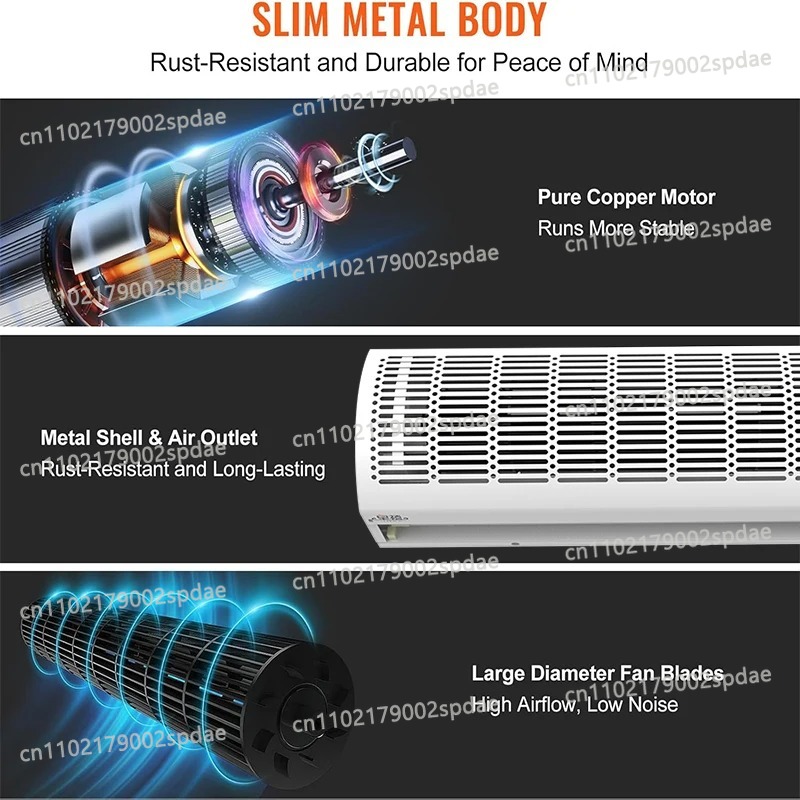 Mesin Tirai Udara Komersial He - Commercial Wall Printing Machine ulasan dan harga